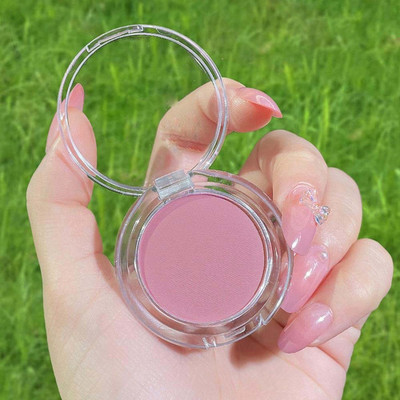 MYEONG Pinky Matte Brighten Long Lasting Face Make-Up Look Glow Lightweight Blushes(Pinky)