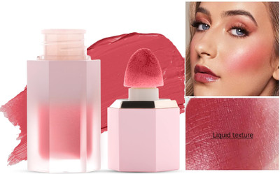 USBK Liquid Blush Makeup Soft Cream Blush Stick for Cheeks(PINK)