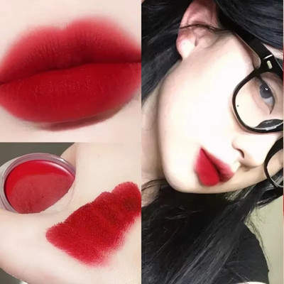 YAWI Red Lip Tint And Cheek Tint Multi Pot Velvet Tint(RED)