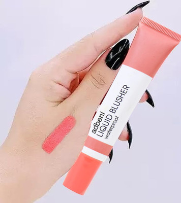 adbeni Liquid Blusher Effortless Glow & Long-Lasting, Easy To Blend(Moonlit Blush)