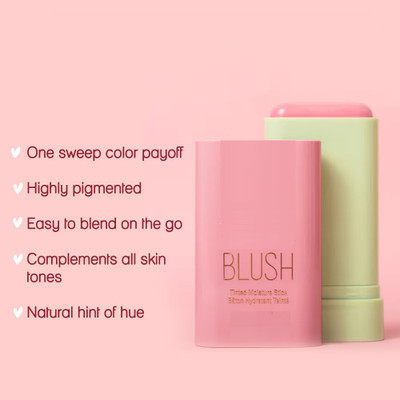 GFSU - GO FOR SOMETHING UNIQUE Soft Makeup Blush Stick | Solid Moisturizer Stick(shy pink)