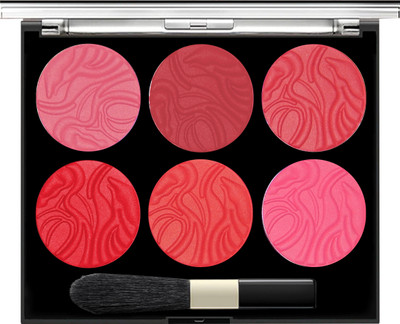 VARS LONDON SVN COOL Cheek maker 6 color matte blusher palette(mutlticolor)