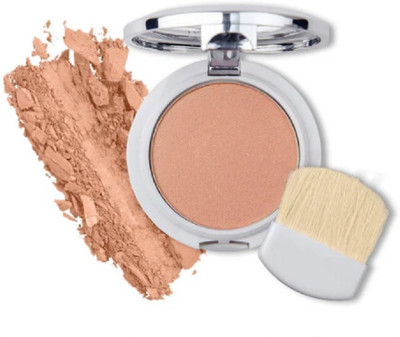 HUZURLU Blush On Powder with Mirror & Brush(DESERT ROSE)