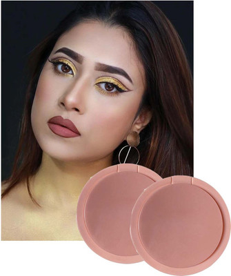 tanvi27 New High Pigment Pressed Blush for Create a Natural Cheek Flushed Look(CAREMAL)