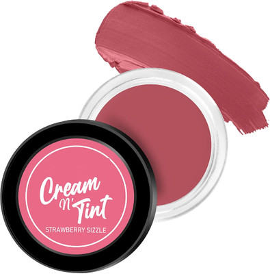 ADJD Creamy Matte Lip & Cheek Tint Blush For All Skin Type Strawberry sizzle(Strawberry sizzle)
