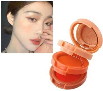 SEUNG 3 in 1 Blusher Highlighter Eyeshadow for a Redness and Glowing Look(MULTICOLOR)