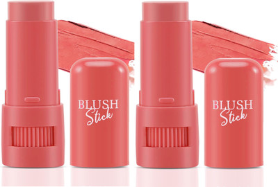 ADJD Combo Blush Stick For Cheeks Orange Tinted Solid Multi-Stick For Eyes Lips Cream(Orange)