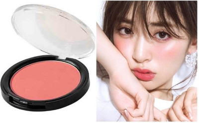 GFSU - GO FOR SOMETHING UNIQUE 02 SHIMMER SHINE MATTE FINISH WATER PROOF & LONG LASTING BLUSHER PALETTE(CREAMY PINK)