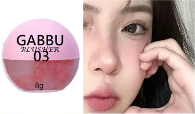 GABBU New High Pigmented Long Stay Soft Touch Light Pink Blusher(coral)