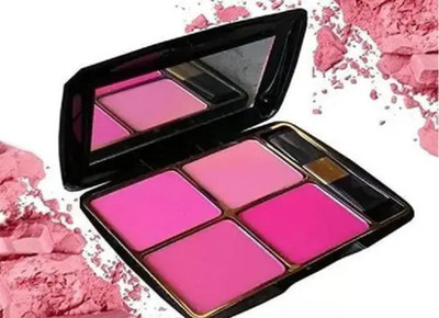 winry Shimmery Matte Finish Blusher 4 in 1 Pallete(MULTICOLOUR)
