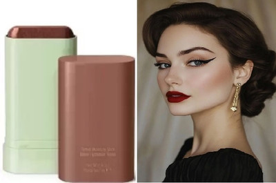 EVERERIN BEAUTY GLOW Stick Contour Stick & Highlighter Makeup Cream Stick for Cheeks(Brown)