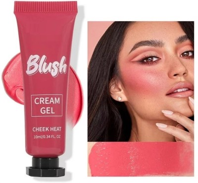 Emijun Blush Cream Long-Lasting, Waterproof Velvet Liquid Blush(berry flme)