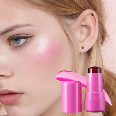 YAWI Best Multi-Stick for Face Eyes & Lip Longlasting 3in1 Multi-Use jelly Blusher(purple)