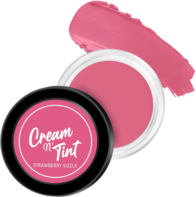 MYEONG 3 in 1 Lips Cheek Tint Cheeks, & Eyelid Gives Natural look for women and girls(strawberry sizzil)