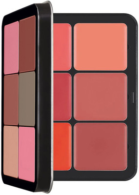 VARS LONDON 8-Shade Matte Finish, Highly Pigmented Cream Blush Palette(mutlticolor)