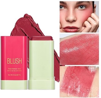 Js Cosmetic Pixi on the glow Blush stick for cheeks lips & eyes(HOT RED)