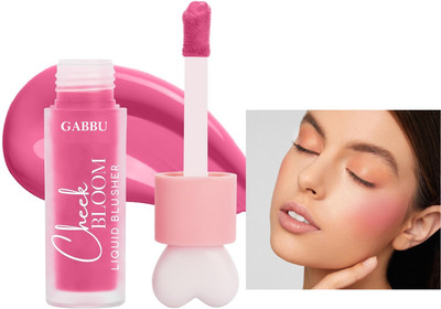 GABBU Cheek Liquid Blusher & Lip Gloss | Highly Pigmented(PINK)