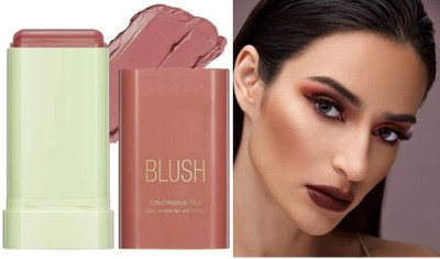 GABBU Multi-Use Makeup Blusher Stick for Eyes, Lips & Cheeks Chocolate color/-(Chocolate brown)