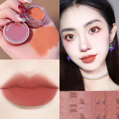 MYEONG 3 In 1 Pot Berry Wine Color Lips & Cheek Tint Cheeks Eyelid Gives Natural look(Berry Wine)