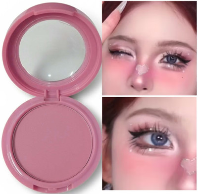 YAWI Smooth Matte High Quality Pigment Korean Powder Blush for Cheeks(peach)