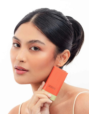 REIMICHI Multi-Stick for Face Eyes & Lip Longlasting 3in1 Multi-Use Blusher(ORANGE)