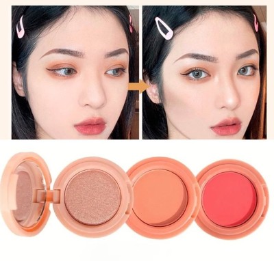 SEUNG 3 IN 1 BLUSH HIGHLIGHTER & EYESHADOW FOR A REDNESS AND GLOWING SKIN(MULTICOLOR)