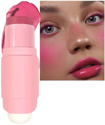 GULGLOW99 Blusher Moisturizer Stick Multi-Use Long Lasting Cream Blusher Stick(candy pink)