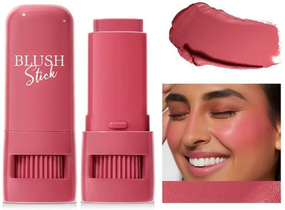 tanvi27 Multi-use Matte Finish Peach Blush Stick(Peach Pink)
