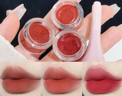 MYEONG Multi Shade Chocolaty Mud Lip Tint & Cheek Tint Multi Pot Tint Lip Stain(30 g)