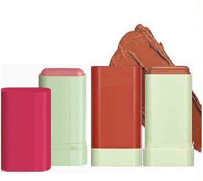 GABBU Combo Multi Purpose Brown and pink Blusher Stick Water Proof 2(brown)