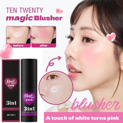 nuvya Dream Blush Color Changing 3 in 1 Cream(Pink)