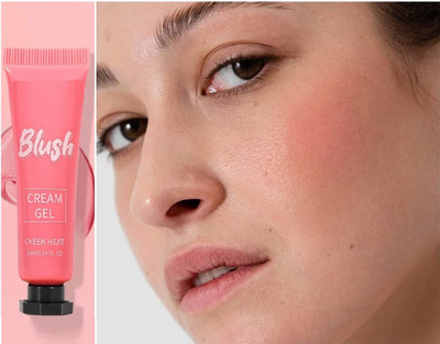 MR.THINDZ New_Long Lasting Sheer Face Blendable Blush Cream Gel(coral ember)