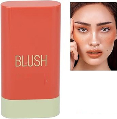 HUZURLU Multi-Use Makeup Blusher Stick Waterproof Long Lasting(Brown)