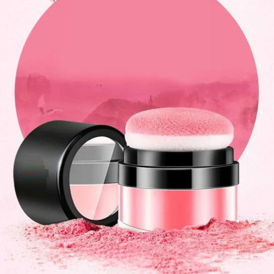 AFARAXIA Soft Face Professional Blusher Powder Cheek lightwet and long lasting1(Peach red)