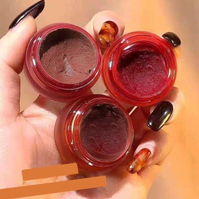 MYEONG 3 in 1 Matte Tint Long Lasting Waterproof Multi Pot Lip Stain Lip Glossy Mud(30 g, Multi Shade)