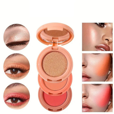 GULGLOW99 All In 1 Make Up kit Eyeshadow Highlighter Blusher Palette 4.8 g(MULTICOLORS)