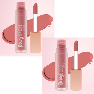 Latixmat Velvet Cream Matte Tint Smudge Proof Liquid Blusher Waterproof(Peach)