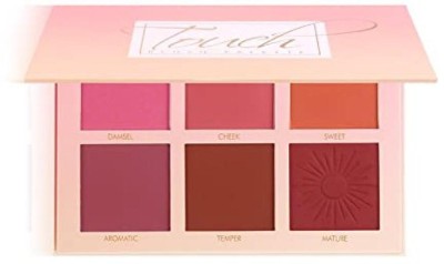 Miss Royale 6 Color Professional Touch Blush Palette For Women & Girls(Pink)
