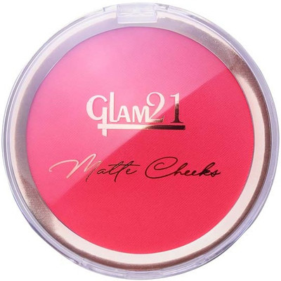 Glam21 Matte Cheeks Blush | Perfect Pop of Color | Seamless Texture & Perfect Coverage(Shade-04)