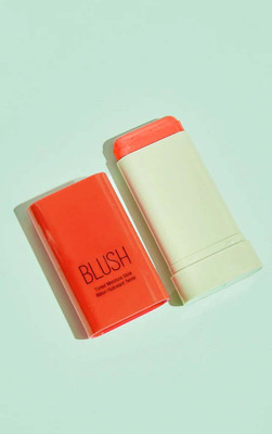 WOONGMI Best Multi-use Makeup Soft Creamy Blush Stick Blush Stick for Cheeks and Lips(Orange)
