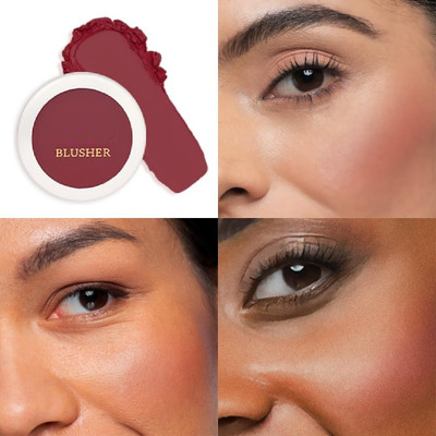 HUZURLU Easy to Apply Pigment Multi-Use Blush(BERRY)