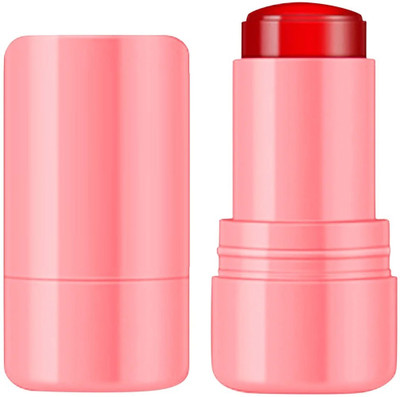 FLORERO Cooling Water Jelly Tint Blush Stick, Multi-Use Cheek and Lip(Red)