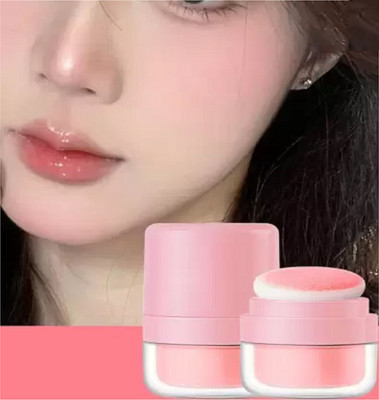 GABBU New Soft Face Blusher Powder Cheek lightwet and long lasting(peach)