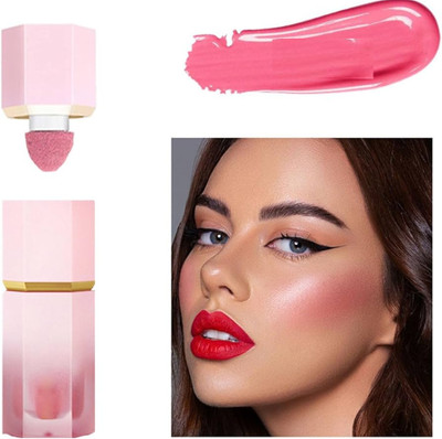 USBK Liquid Blush Dual Purpose Makeup with Cushion Applicator(PINK)