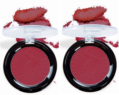 MYEONG Satiny Matte Finish Dark Pink Color Lightweight Blusher(Dark Pink)