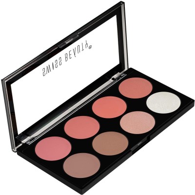 SWISS BEAUTY Highly Pigmented Professional Ultra Blush Palette Shade - 2(Shade - 2)