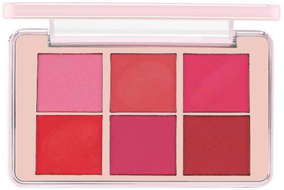 THTC Makeup Blush Red disk 6 Colors Cheek Touch Blusher Palette High Quality(Multicolor)