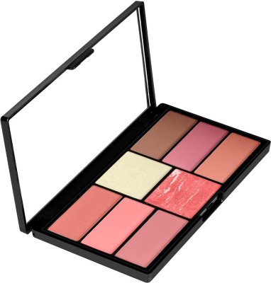 SWISS BEAUTY Professional Blusher and Highlighter Palette for Face Makeup Shade - 5(Shade - 5)