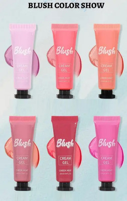 Jiwoo Matte Liquid Cream Blush Makeup Lightweight Velvet Mousse Texture(MULTI COLOR)