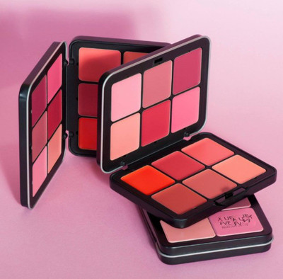 feelhigh COSMETICS PROFESSIONAL INVISIBLE COVER CREAMY BLUSH PALETTE BY CARLA SECRET(MULTICOLOR)